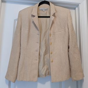 Tan linen/lightweight blazer